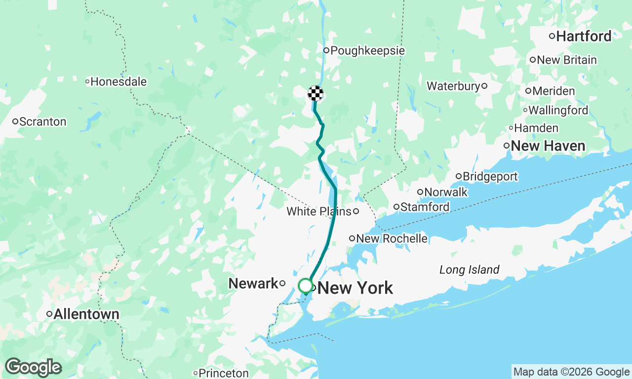 Statue of Liberty to Newburgh