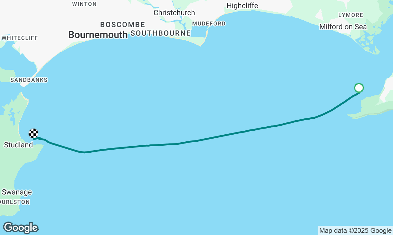 Easter blast across Poole bay