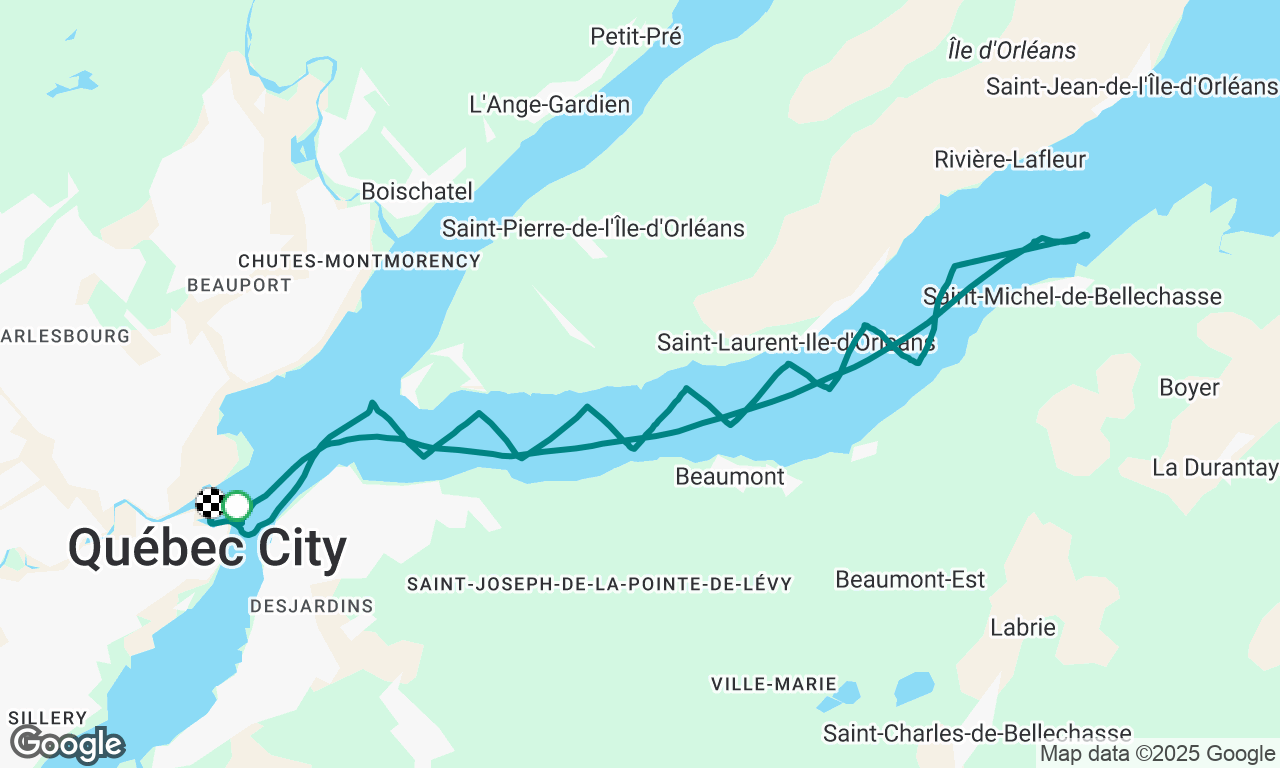 Vers St-Michel de Bellechasse avec Stéphane et Marie-Chantal