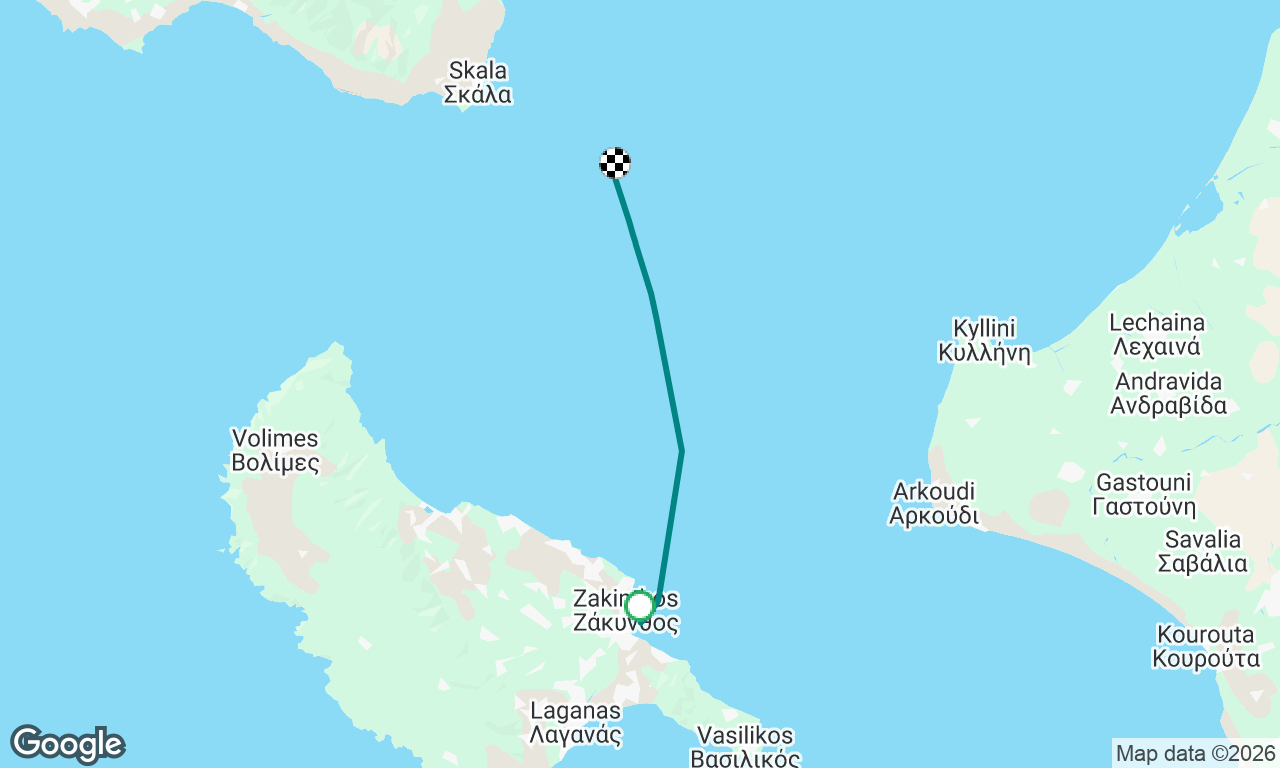 Voyage map