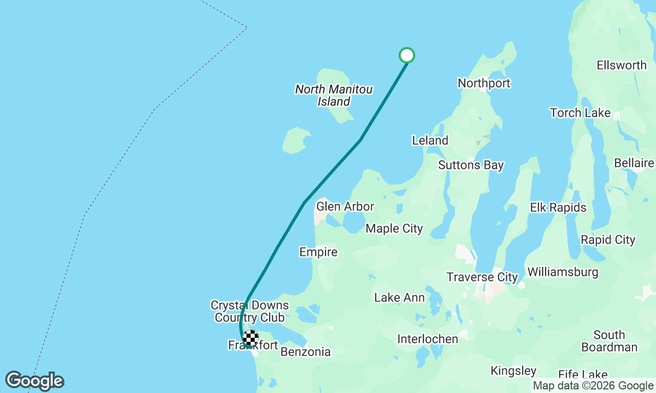 Beaver Island to Frankfort, Michigan