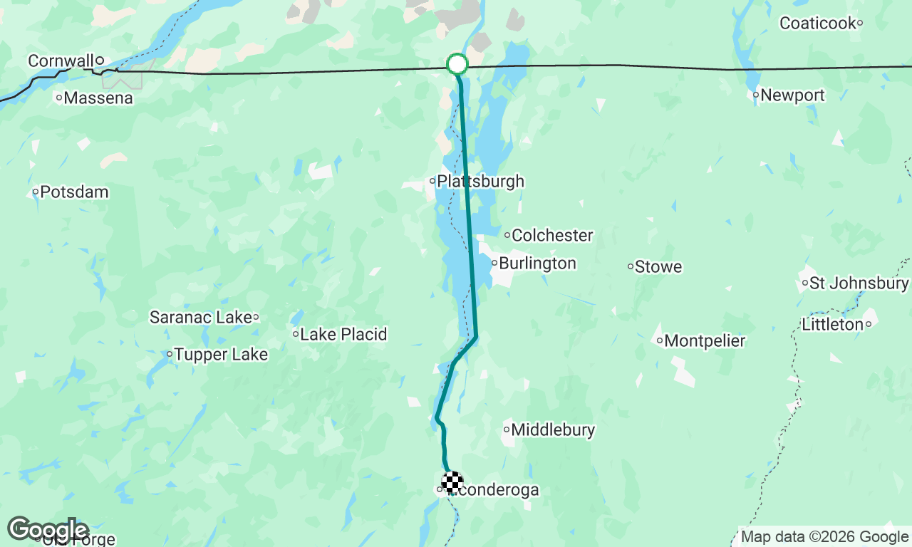Voyage map