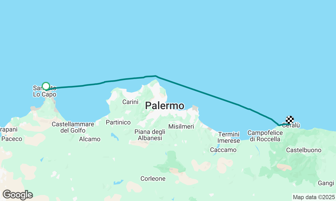 San Vito Lo Capo à Cefalù (Sicile, Italie)
