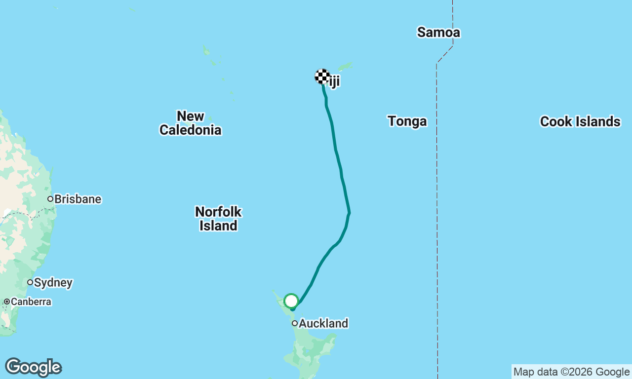 Nz -> Fiji with SV Liberdade
