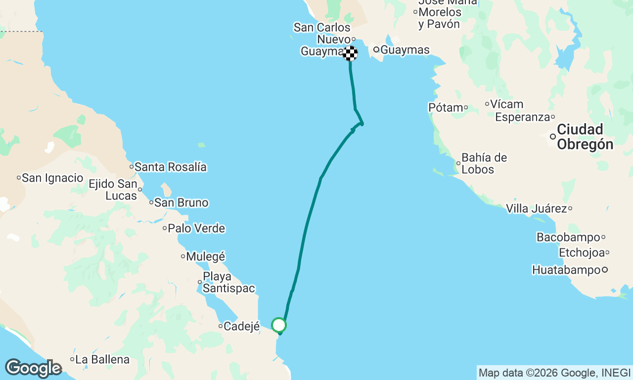 Voyage map