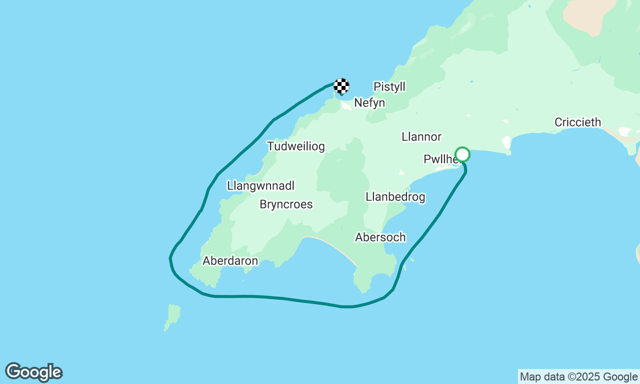 Pwllheli to Porthdinllaen