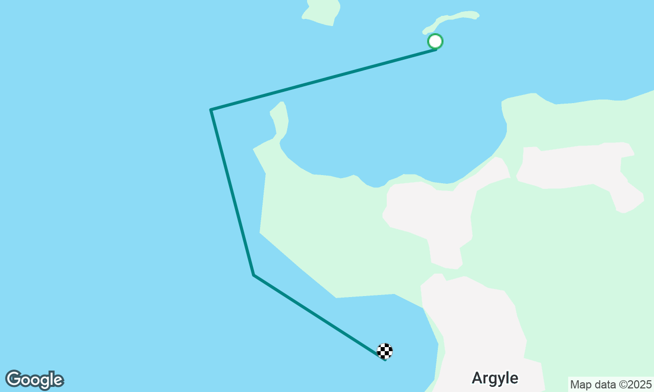 Sandy Island to Tyrell Bay