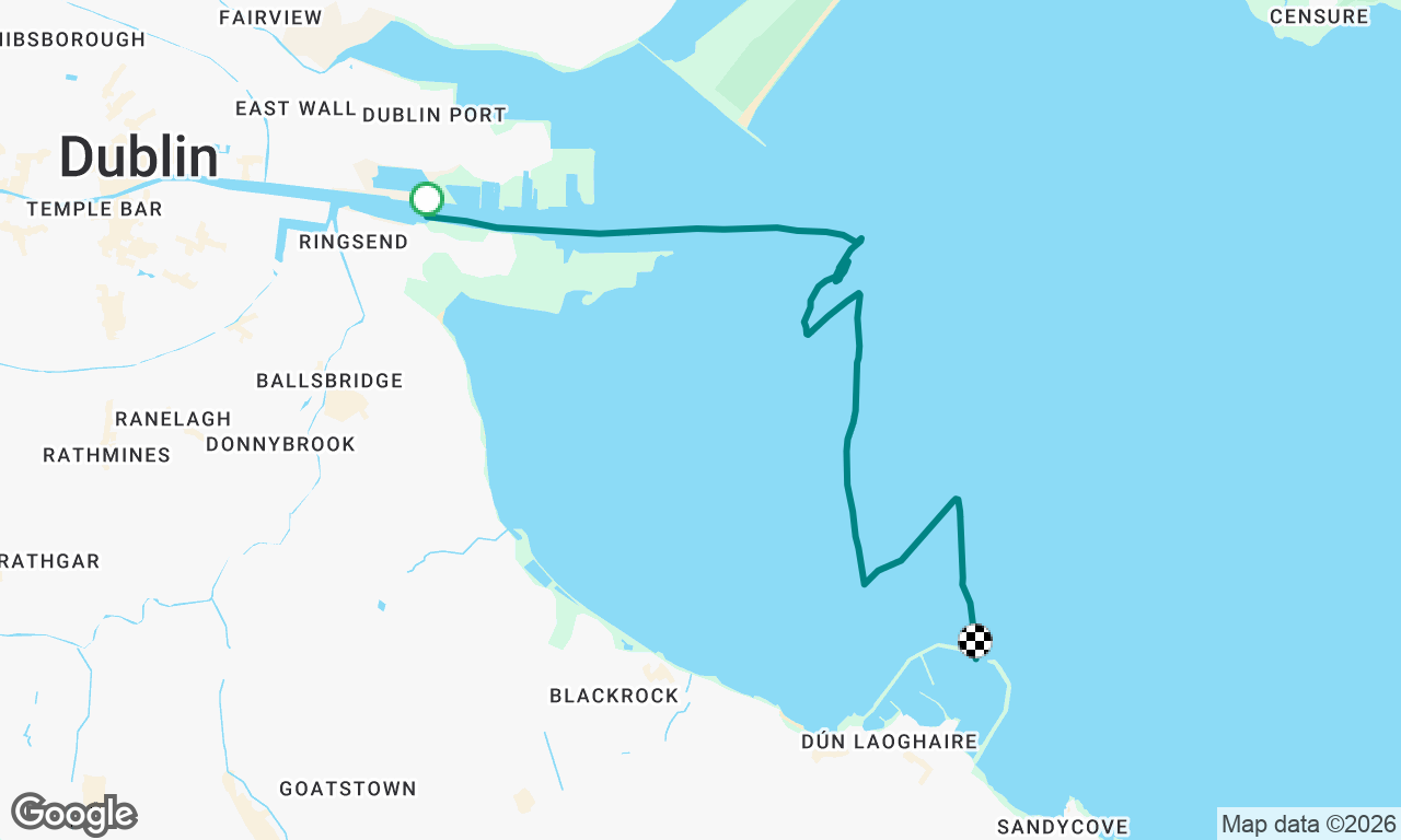 Day skipper day 2, navigation, leg 2