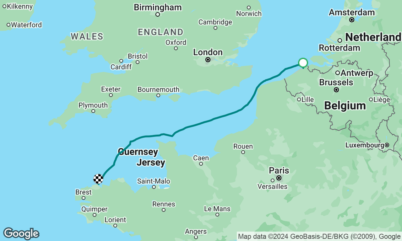 Zeebrugge to Roscoff (Gabriella)