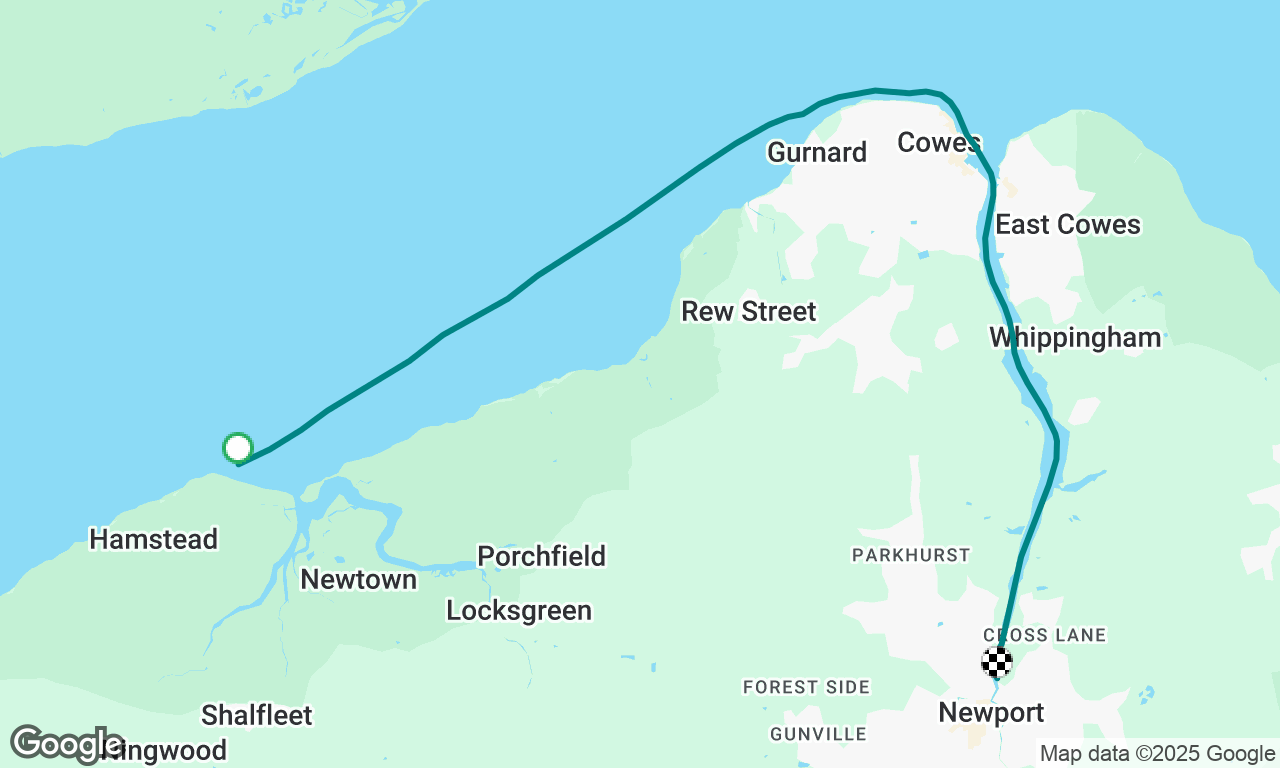 Hamstead Ledge to Newport 