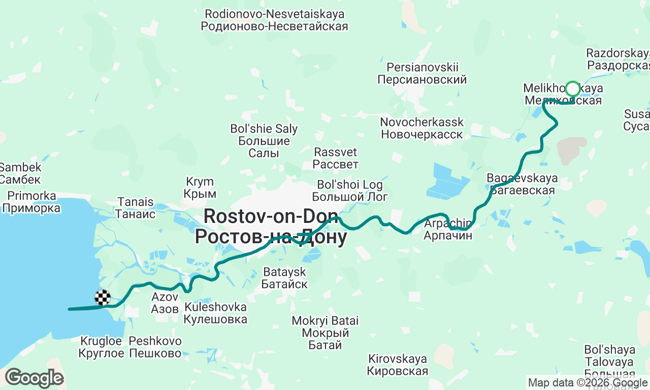 Voyage map