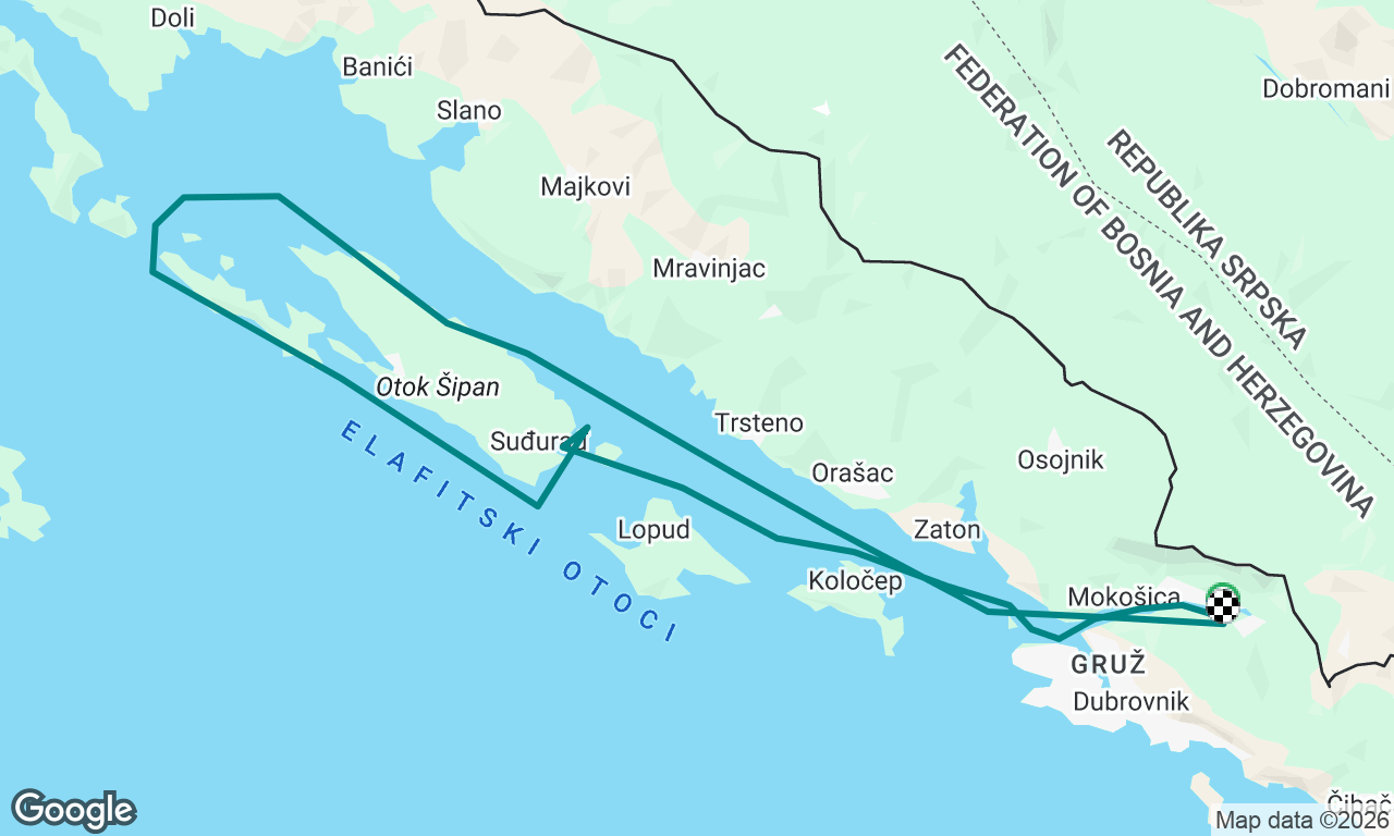 Voyage map