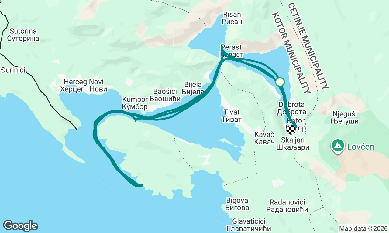 Voyage map
