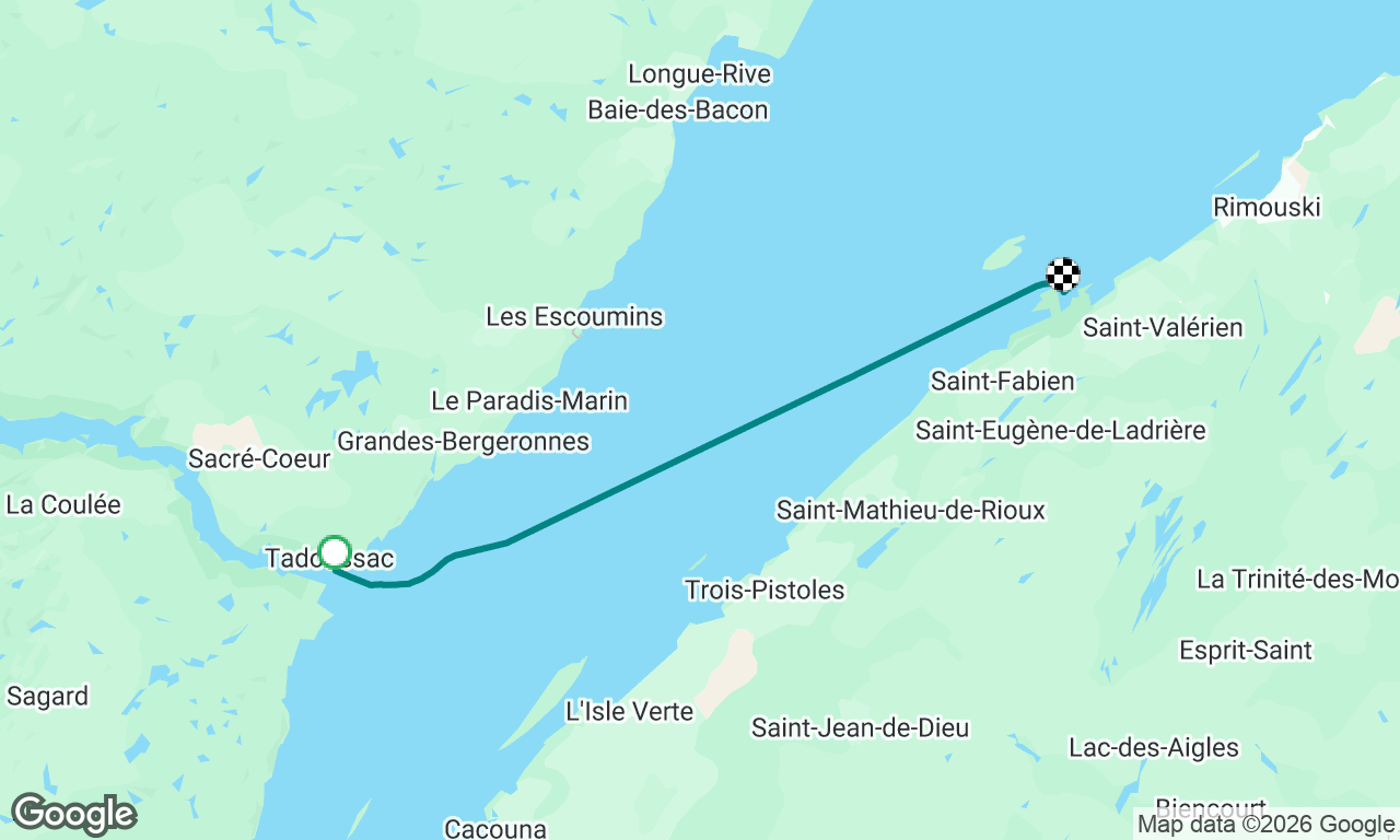 Tadoussac au Bic (Anse a l’Orignal)