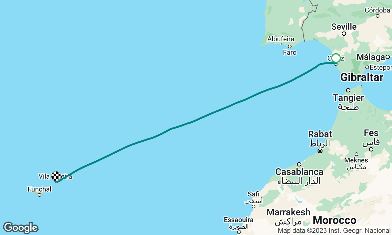 Voyage map