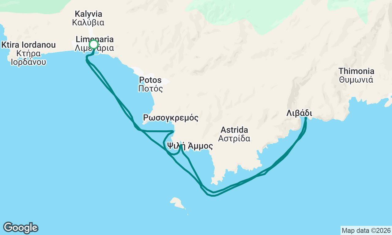Voyage map