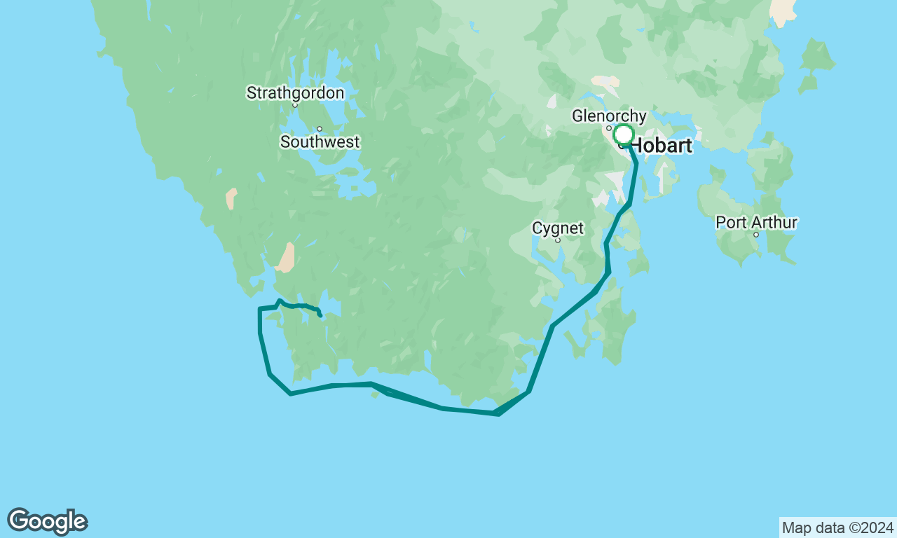 Hobart to Port Davey