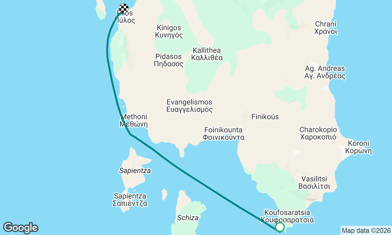 Voyage map