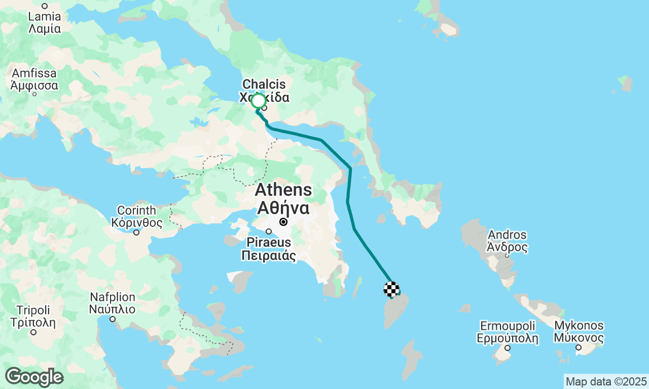 Bonous Miles Flotila 
Leg 3
Chalkida to Kea