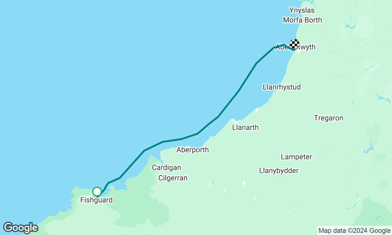 Fishguard ⚓️ to Aberystwyth 