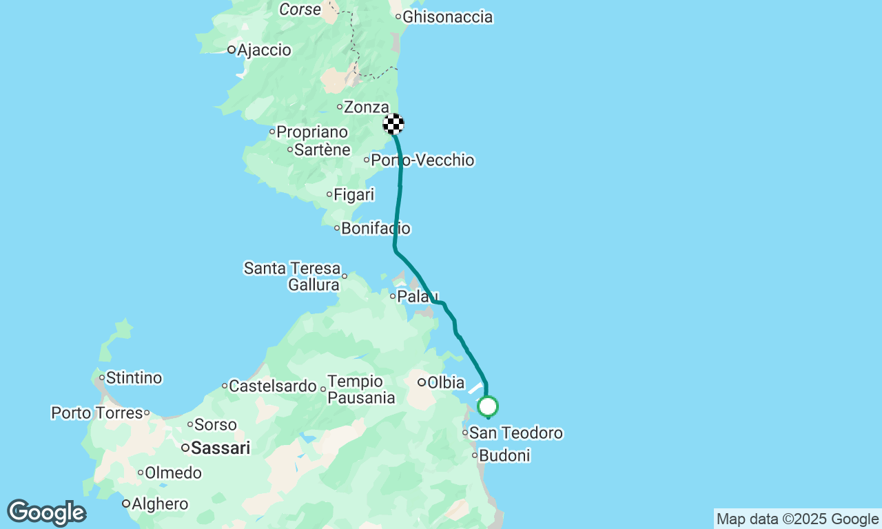 Voyage map