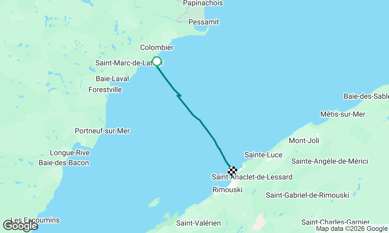 Voyage map