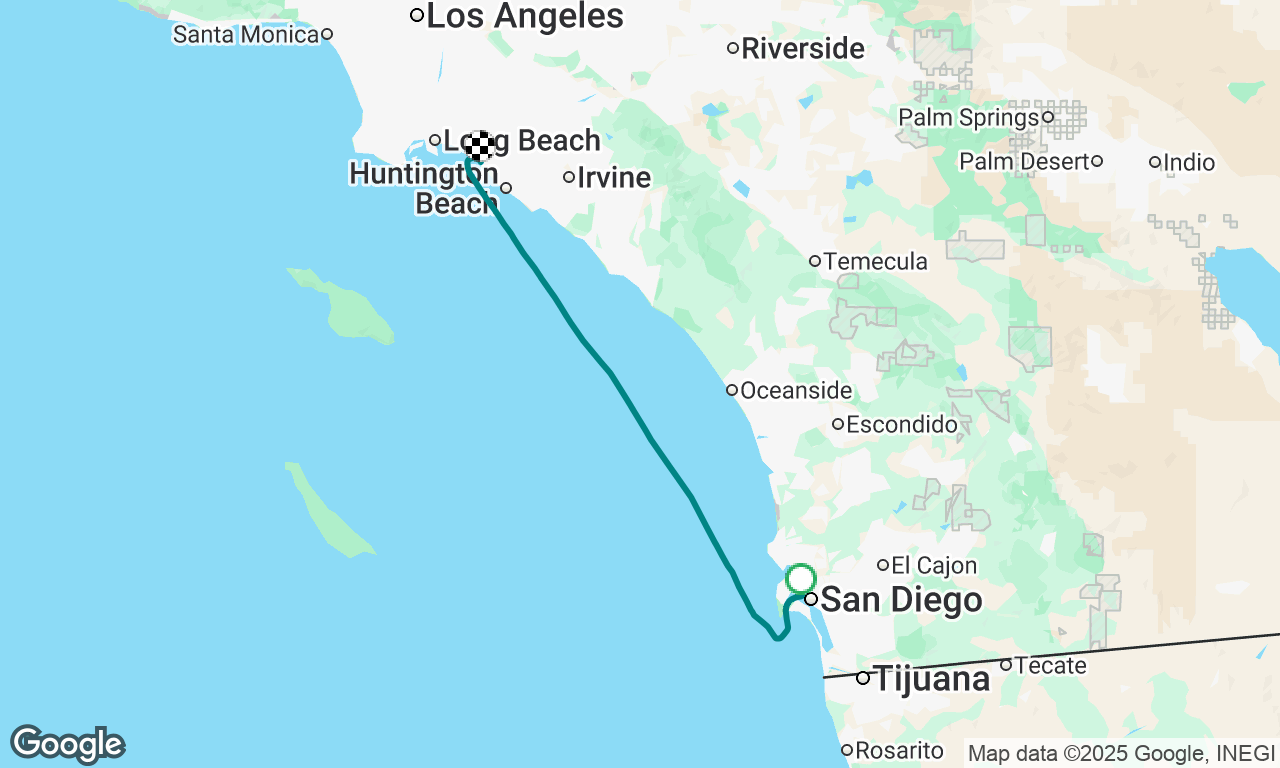Delivery Selkie, 59ft Mikelson Nomad.  SD to Huntington Harbor