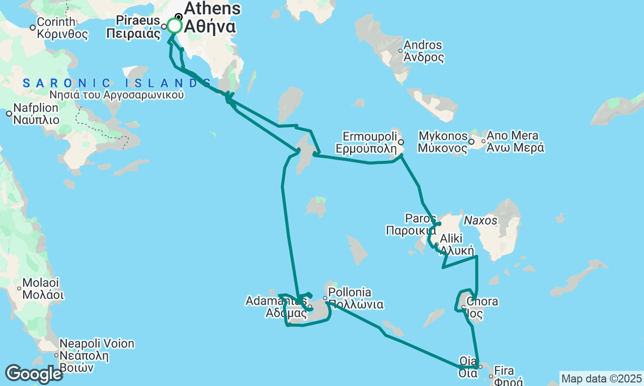 Sailing the Cyclades