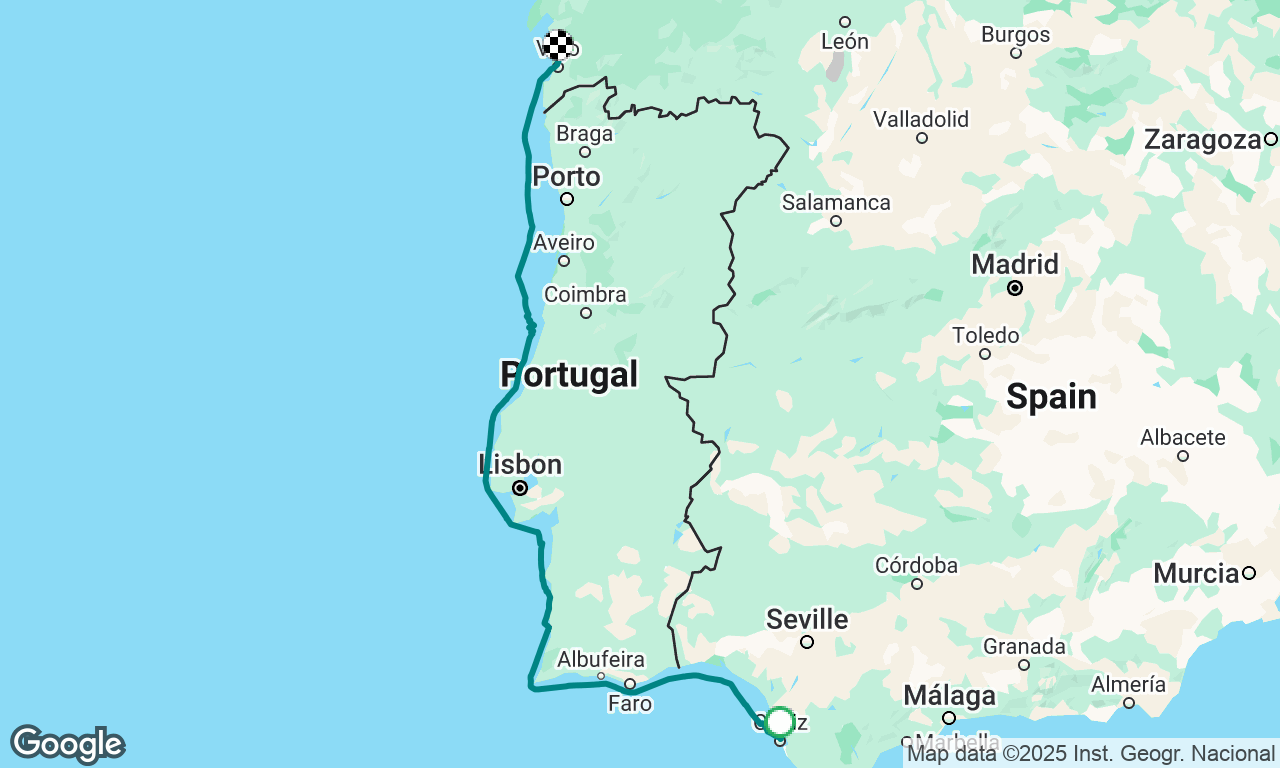 Barbate to Moaña 