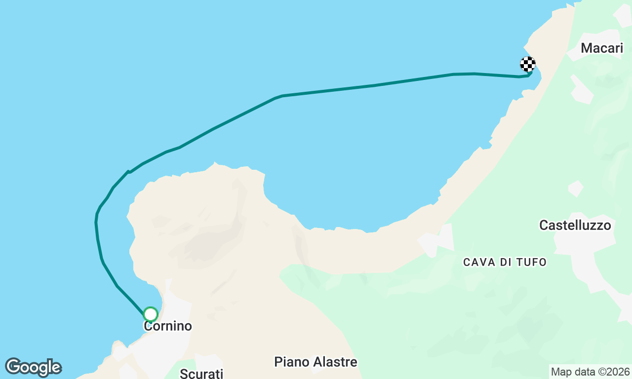 Gentle sail to cove