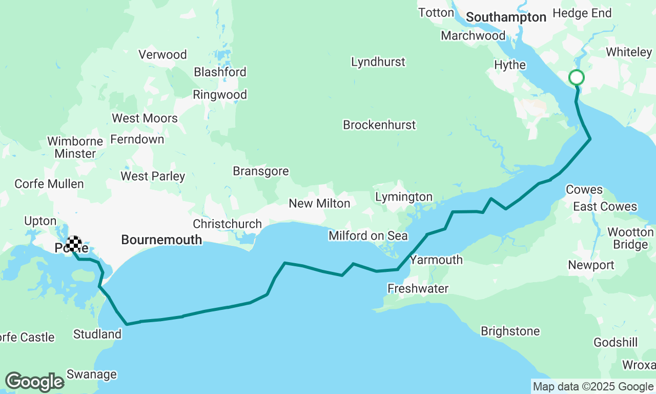 Hamble to Poole