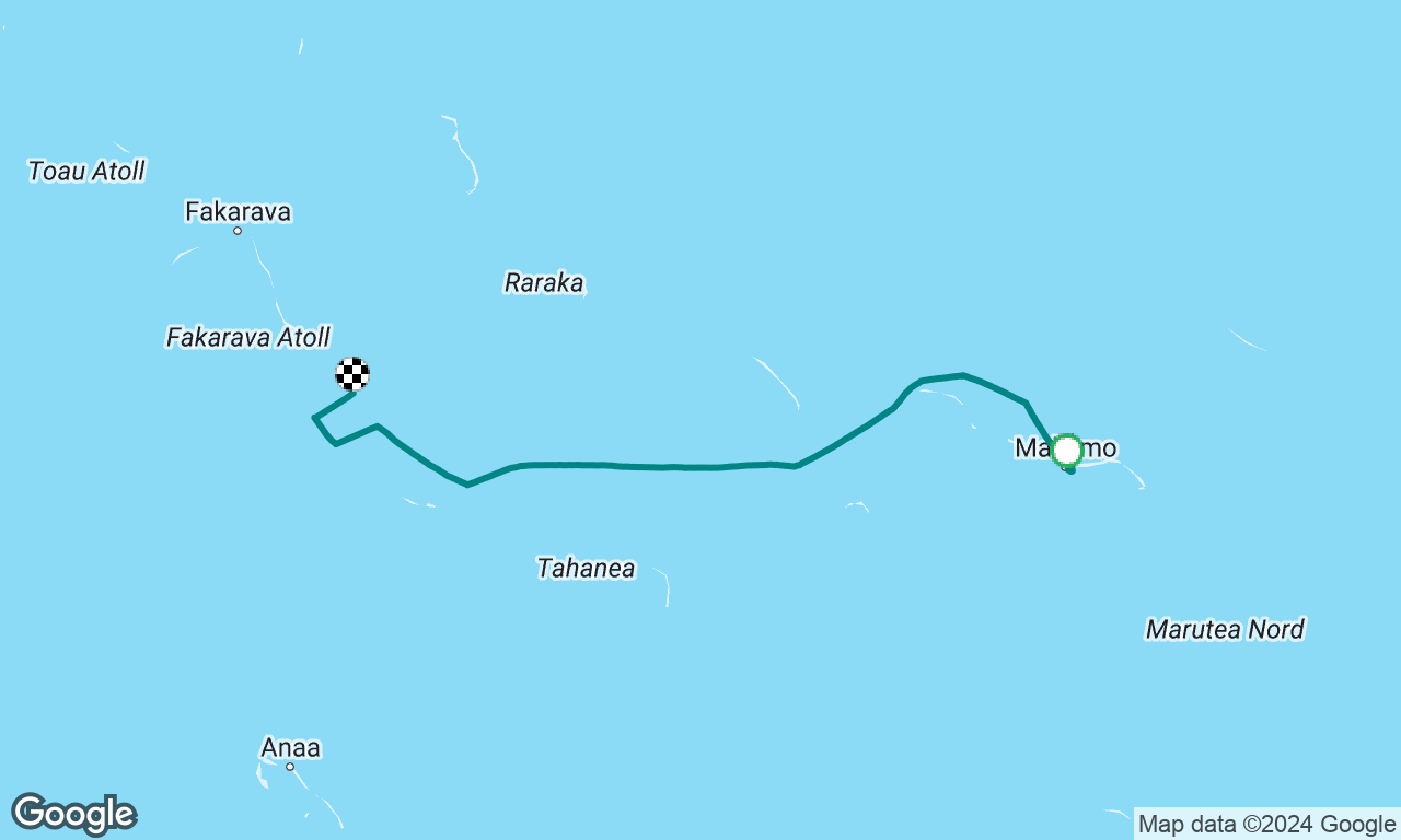 Wild ride from Makemo to Fakarava 