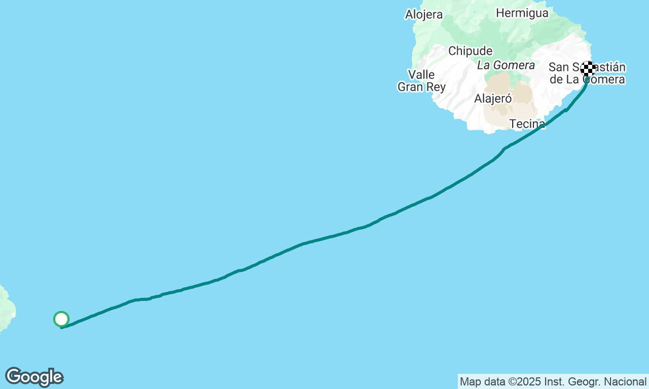 El Hierro to La gomerra