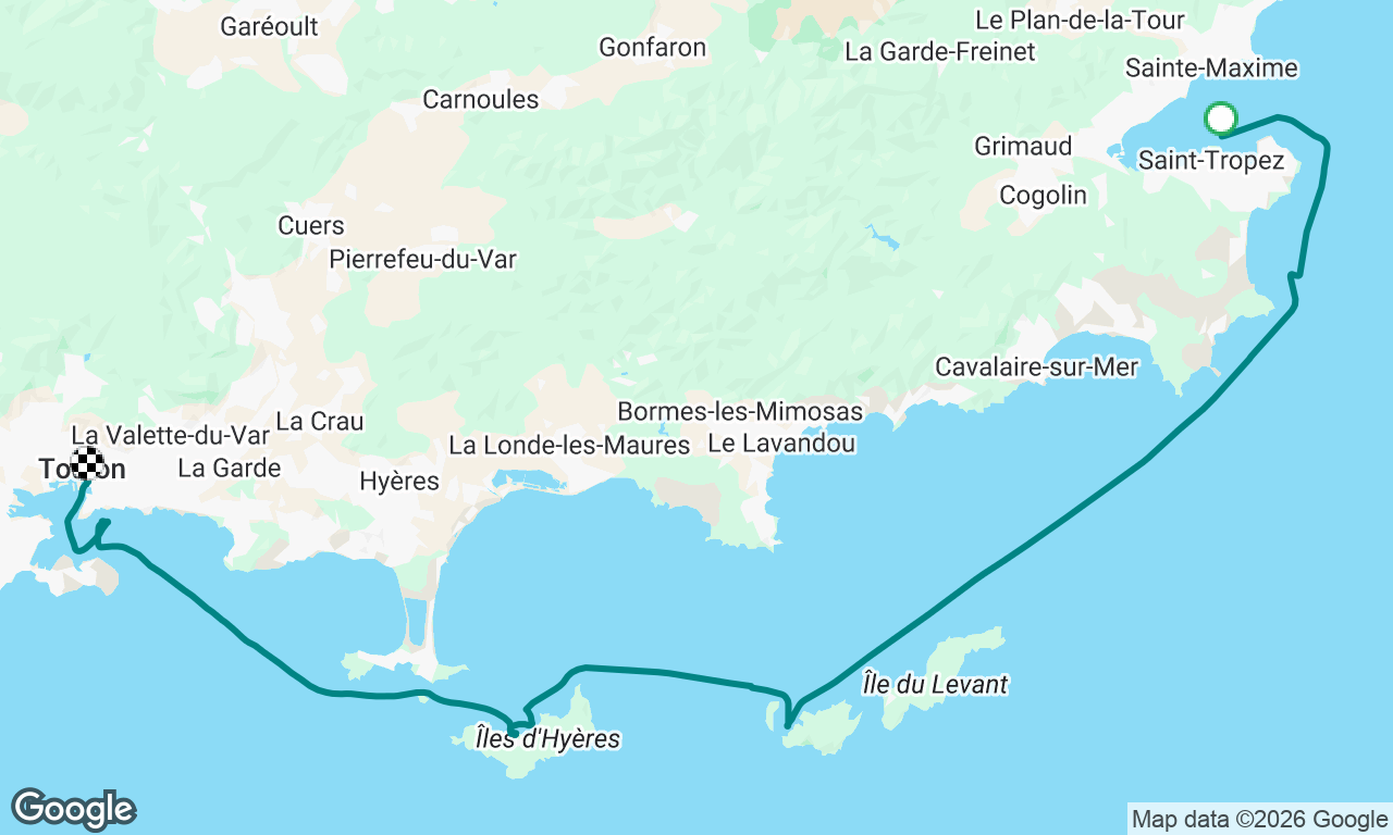 Voyage map