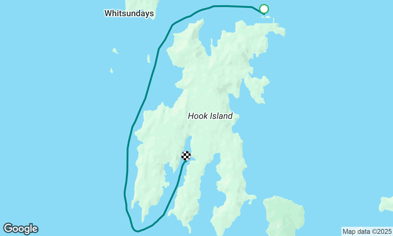 Mantaray Bay to Nara Inlet, Hook Island. 