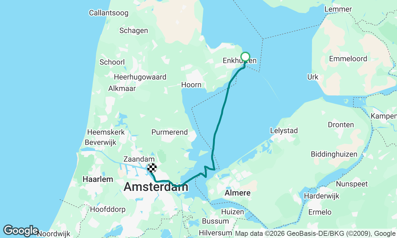 Enkhuizen to Amsterdam