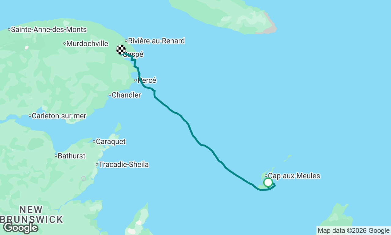 Havre Aubert -> Gaspé
