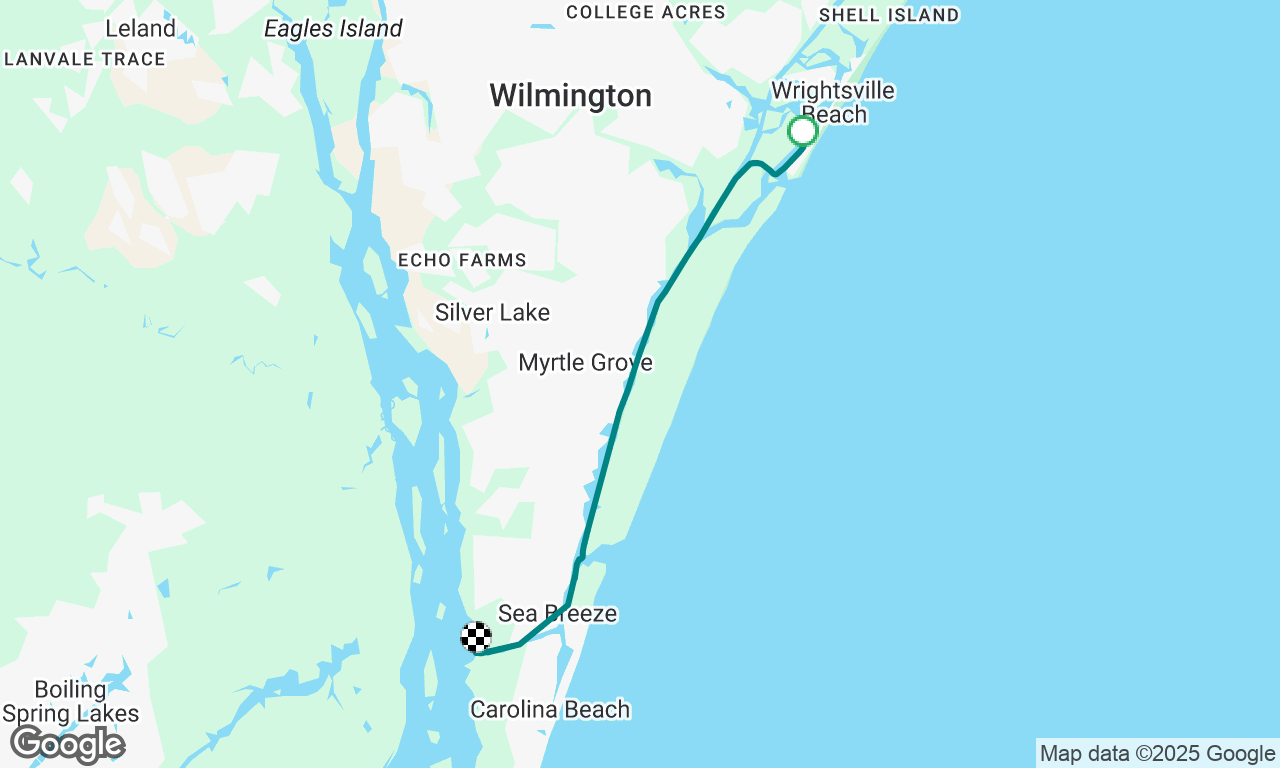 Wrightsville Beach to Carolina Beach