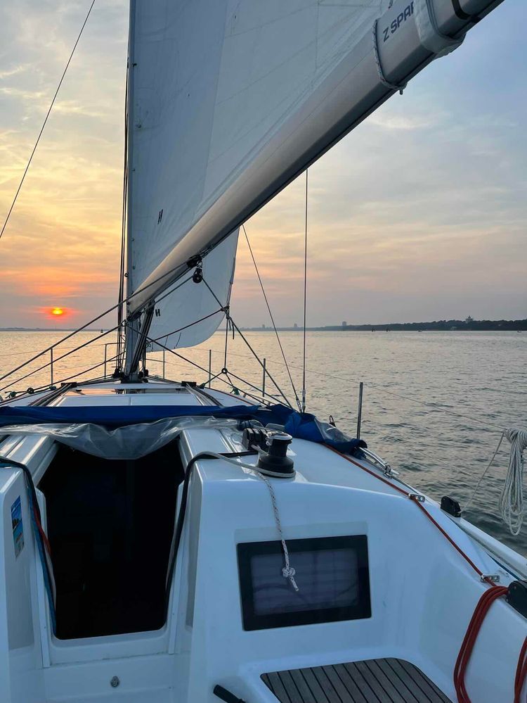 Voyage photo from Delivering Magenta Project to Southampton