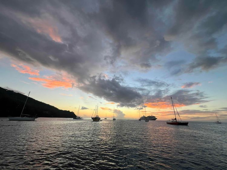 Voyage photo from Les Saintes back to Deshaies 