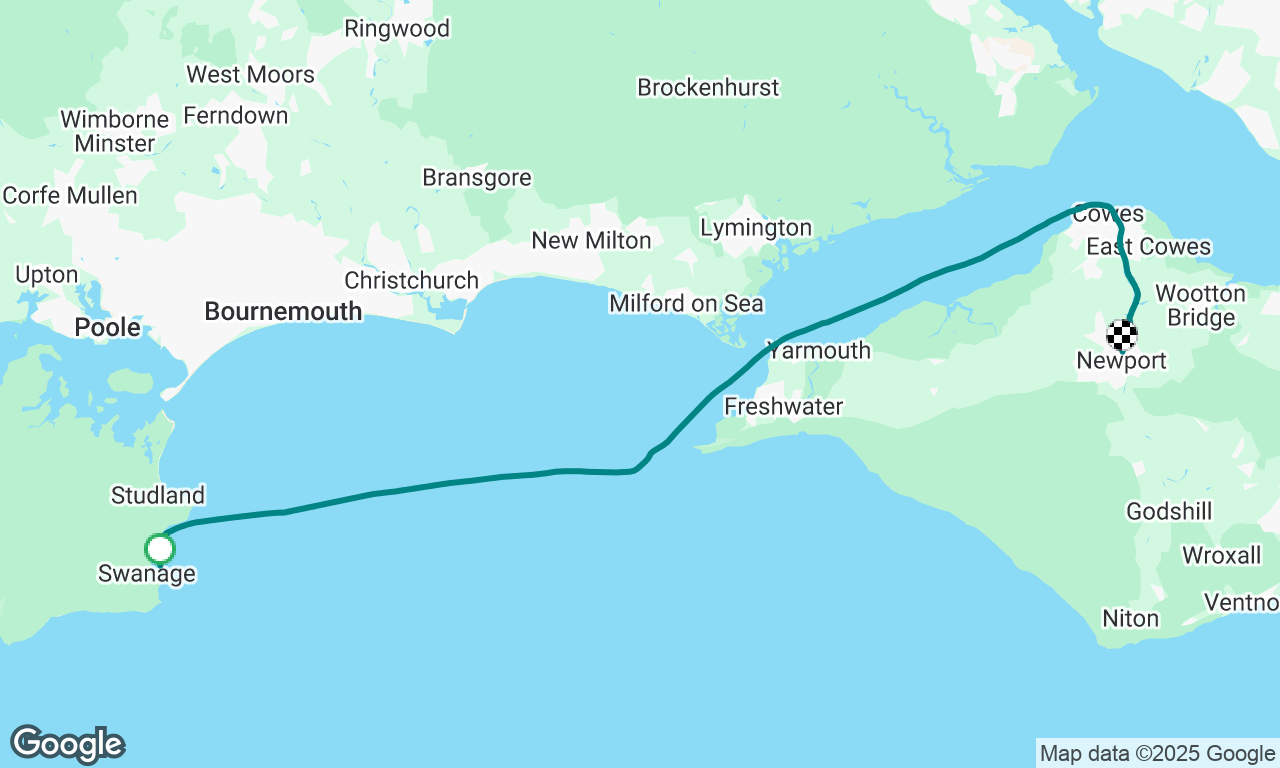 Swanage to Newport 