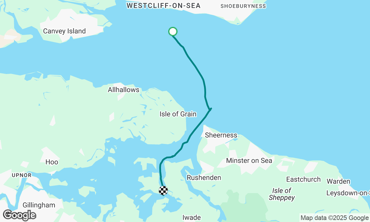 Southend on sea to stagnate creek + fishing