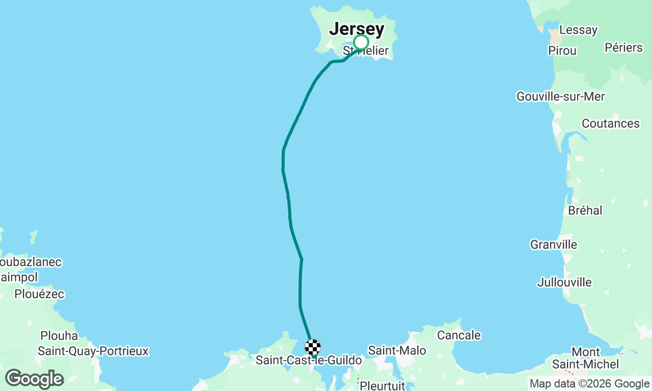 Jersey to St Cast