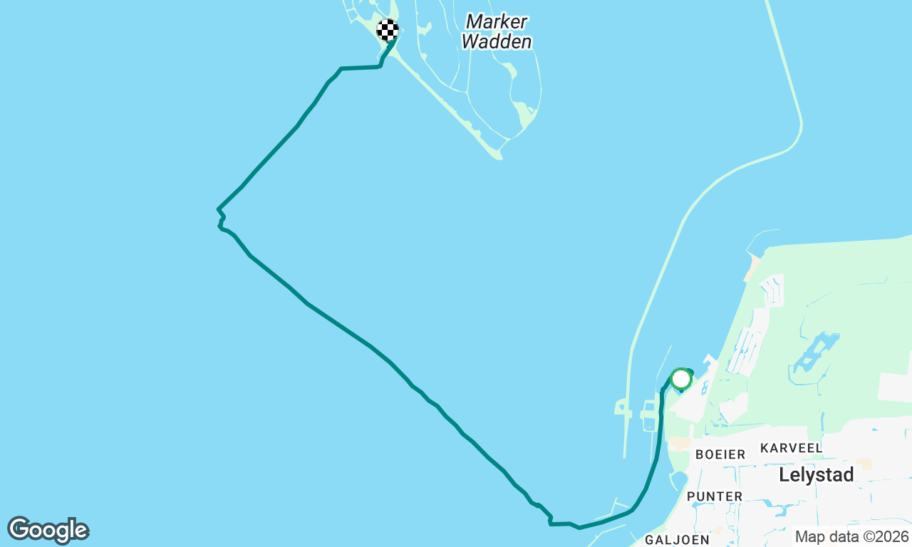 Day 1/3 Sail w. Parents - Lelystad to Marker Wadden
