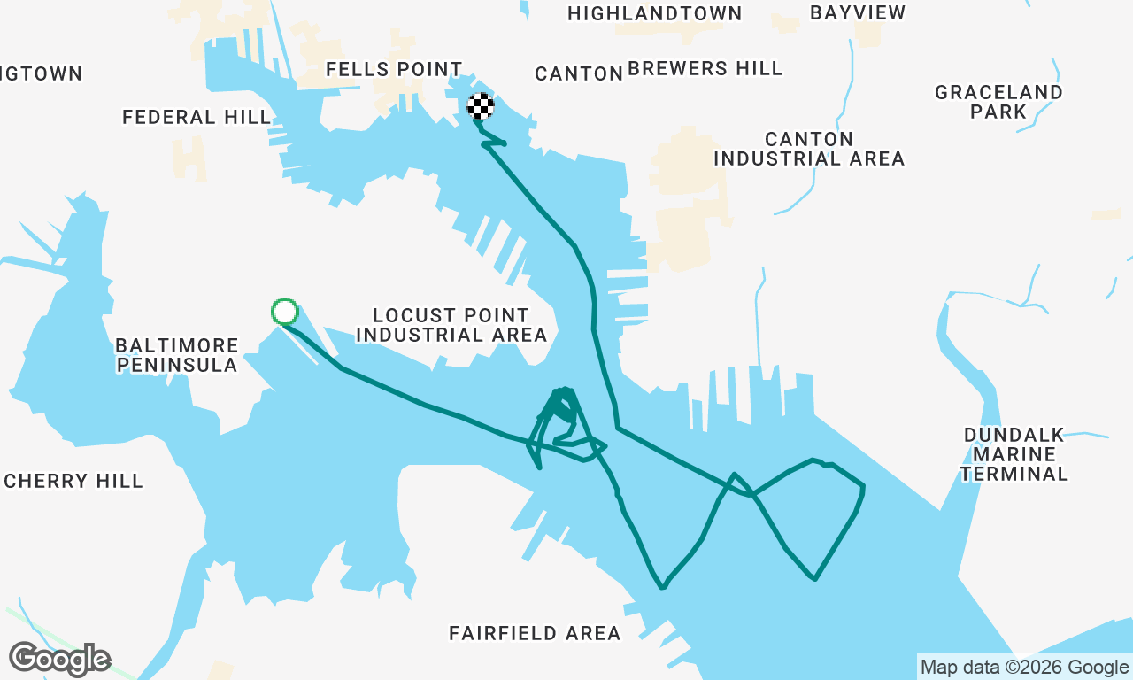 Voyage map