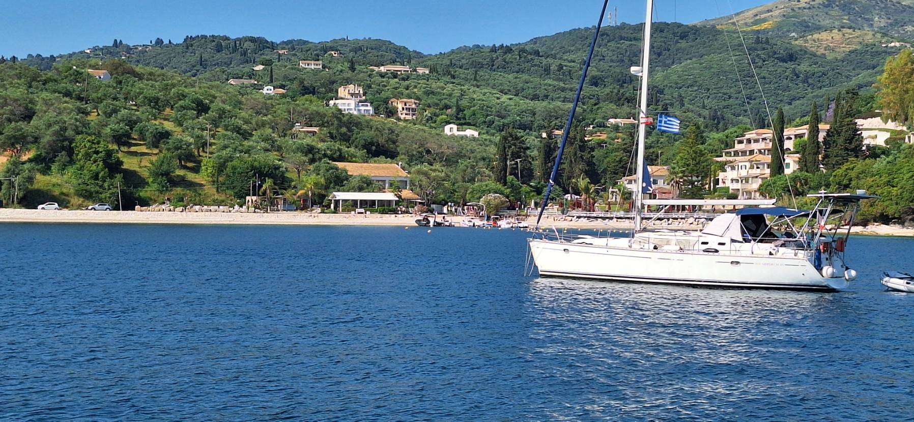 Last Greek Anchorage, Avlaki Bay. Jax's Birthday._FF6C99B2-29F9-422A-8909-B50FAE7FCA84