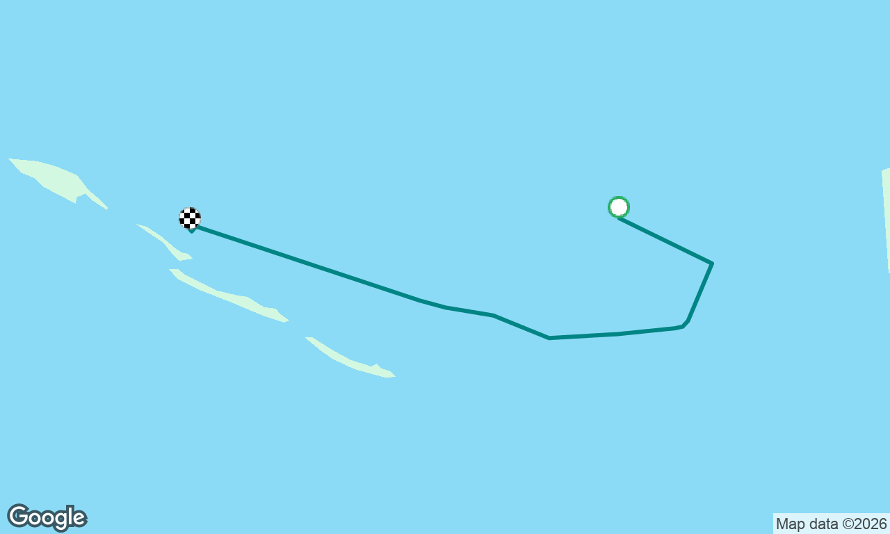 Moraine to Big Fish Cay to sleep