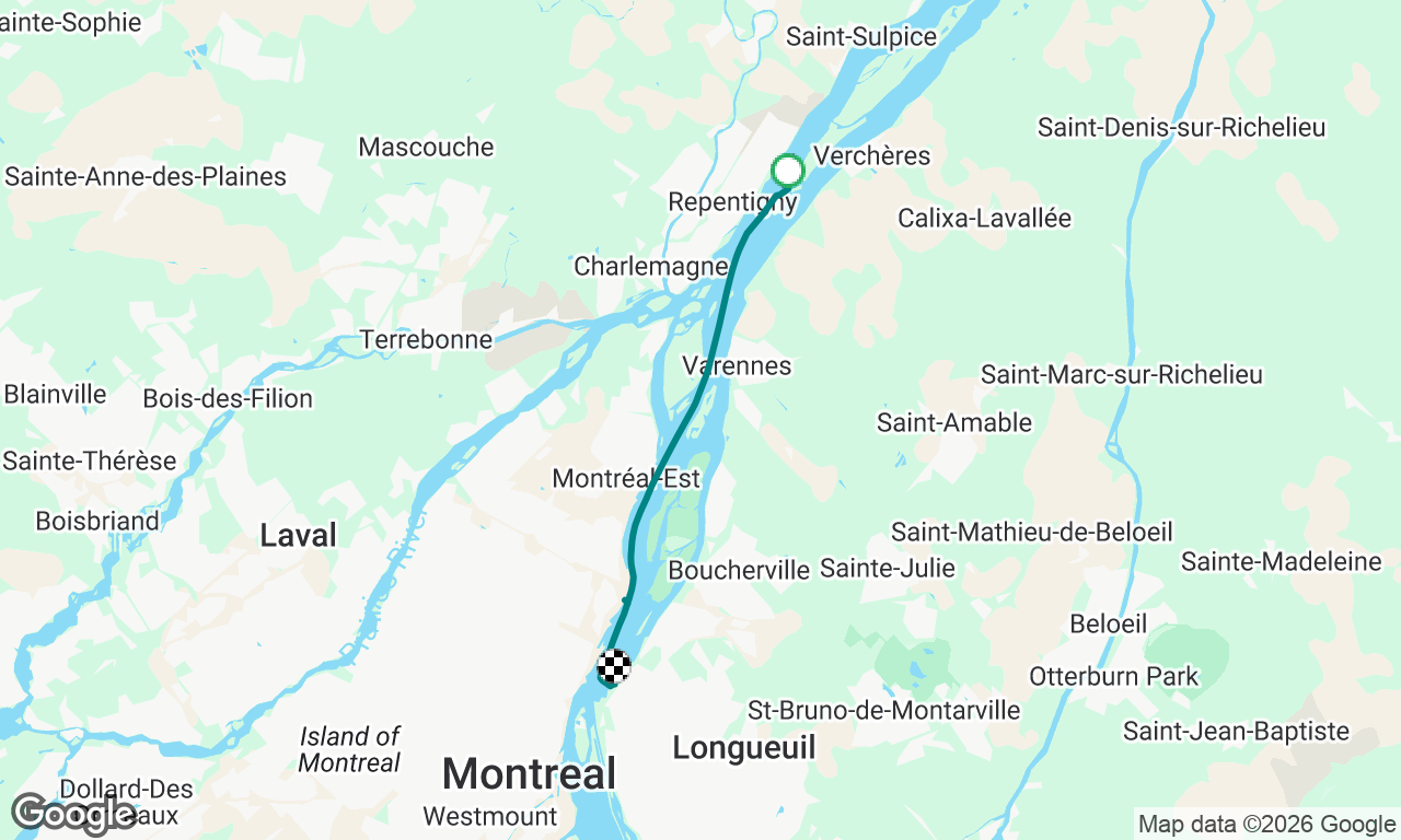 Voyage map