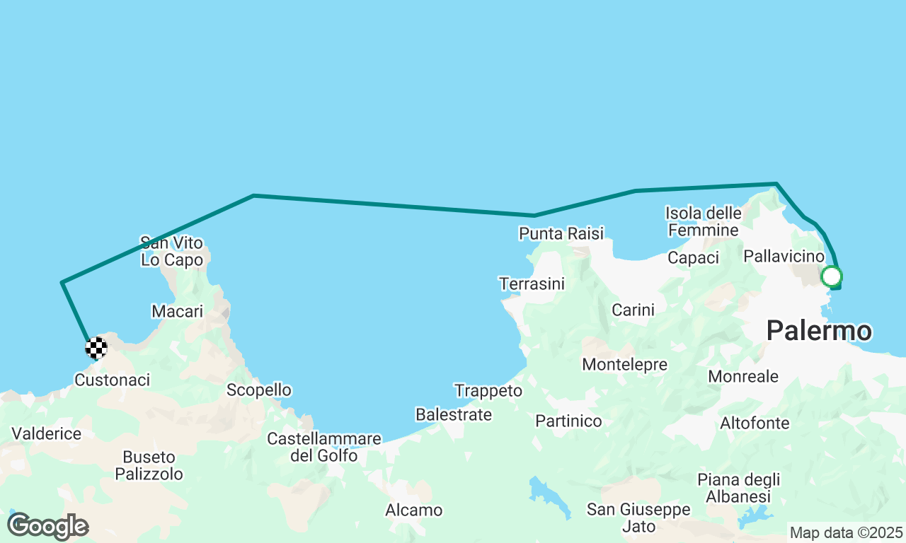 Palermo to Cornino 