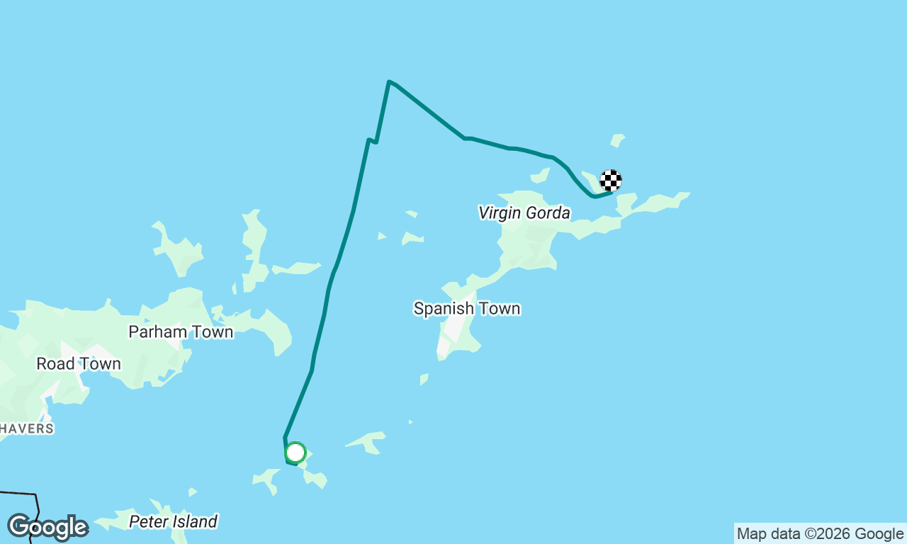 Cooper Island to Saba Rock